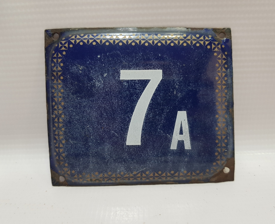 ANTİKA EMAYE KAPI NUMARASI