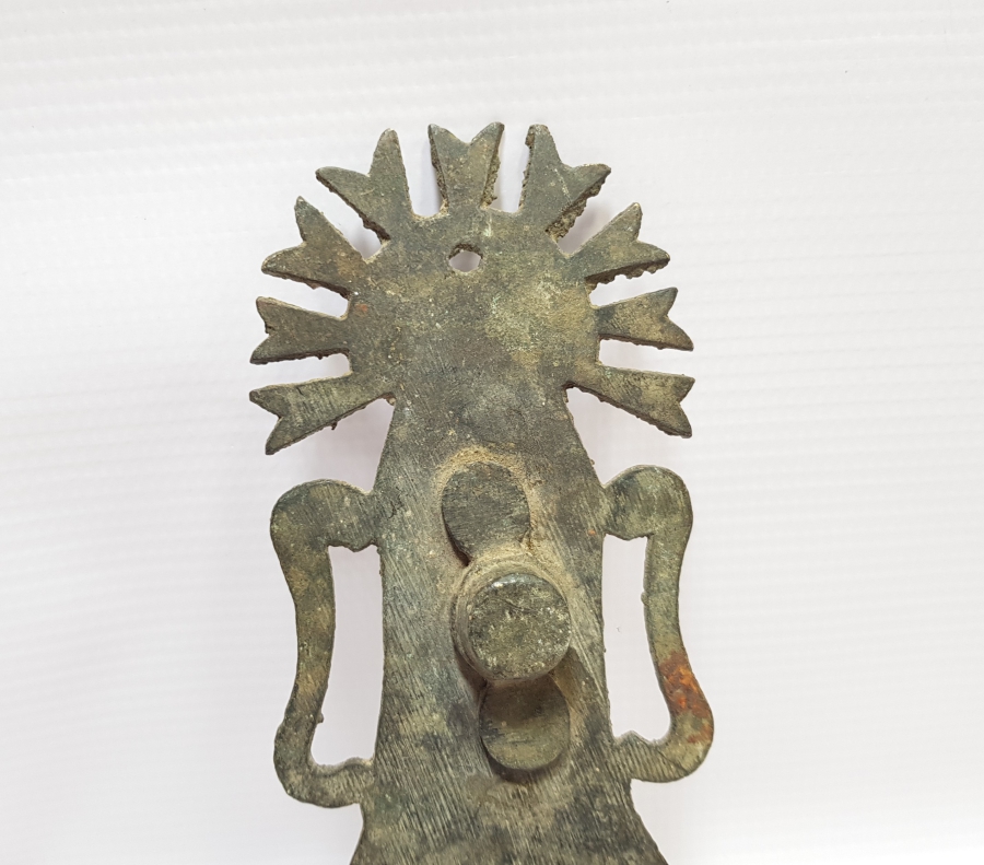 OSMANLI DÖNEMİ NADİR FORMDA KONAK KAPISI KİLİT AYNASI