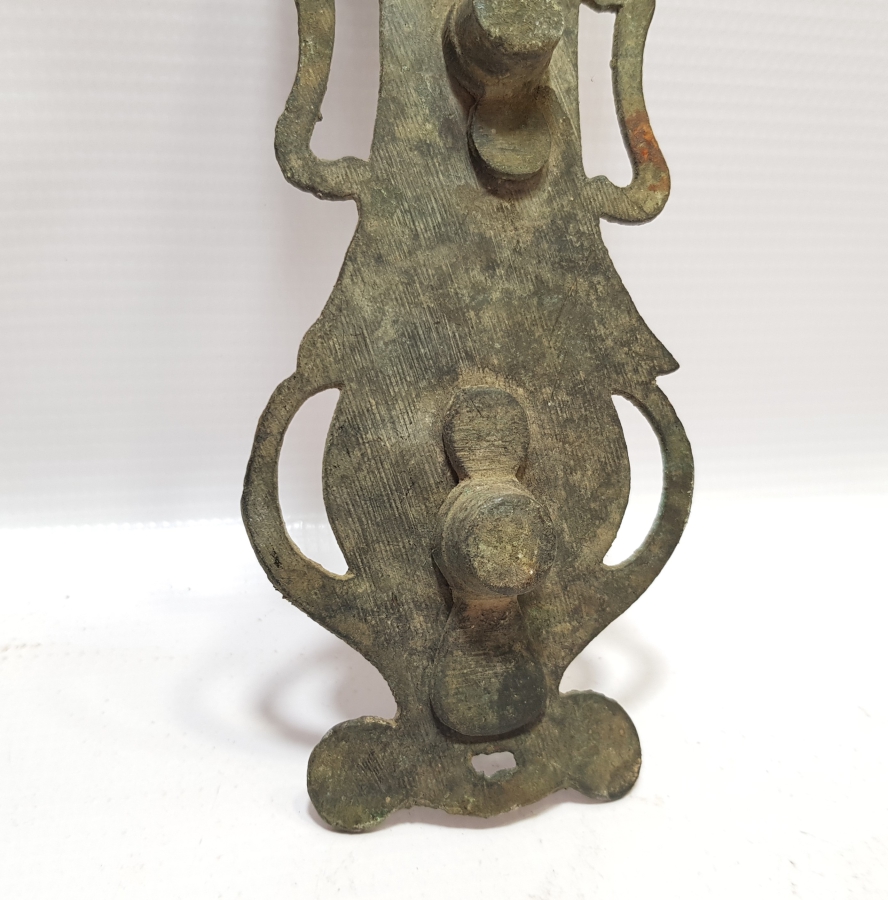 OSMANLI DÖNEMİ NADİR FORMDA KONAK KAPISI KİLİT AYNASI