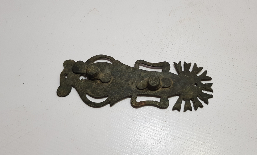 OSMANLI DÖNEMİ NADİR FORMDA KONAK KAPISI KİLİT AYNASI