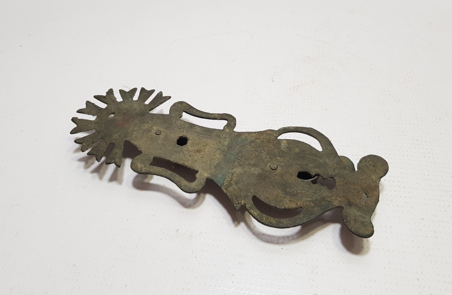 OSMANLI DÖNEMİ NADİR FORMDA KONAK KAPISI KİLİT AYNASI