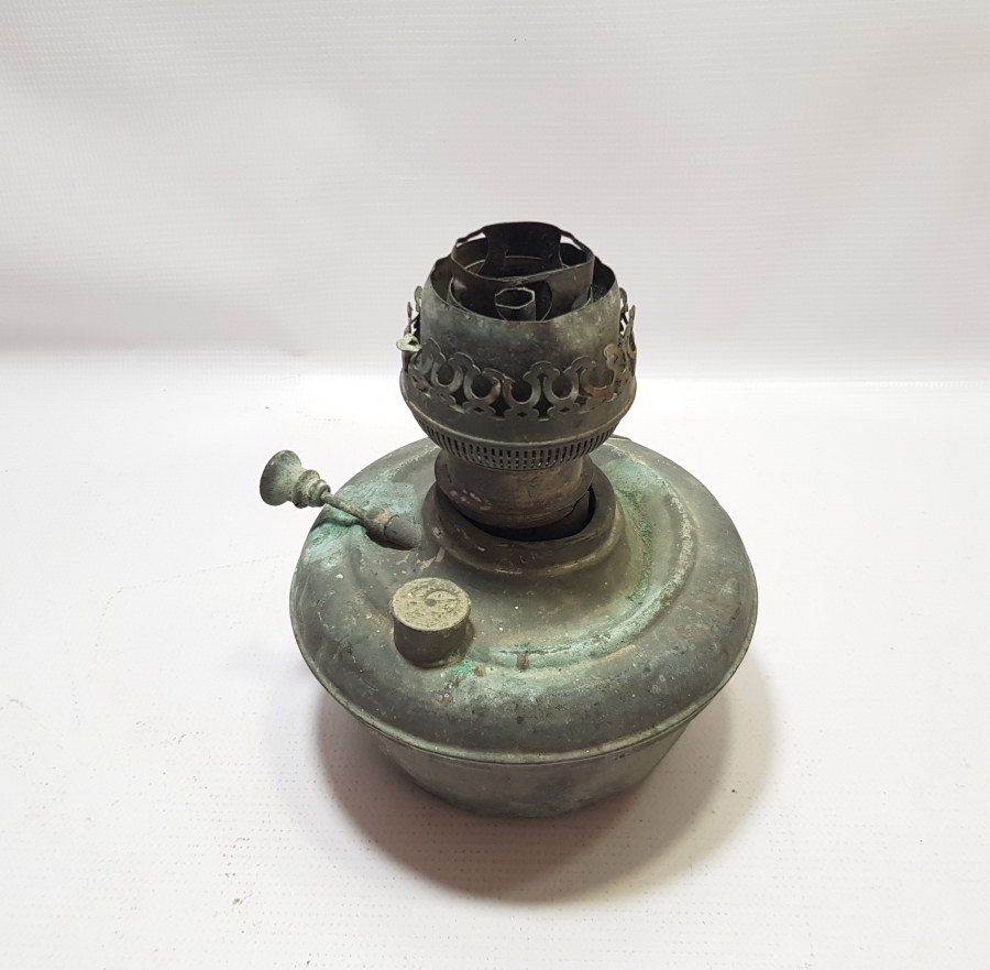 OSMANLI DÖNEMİ BAKIR HAZNELİ LAMBA