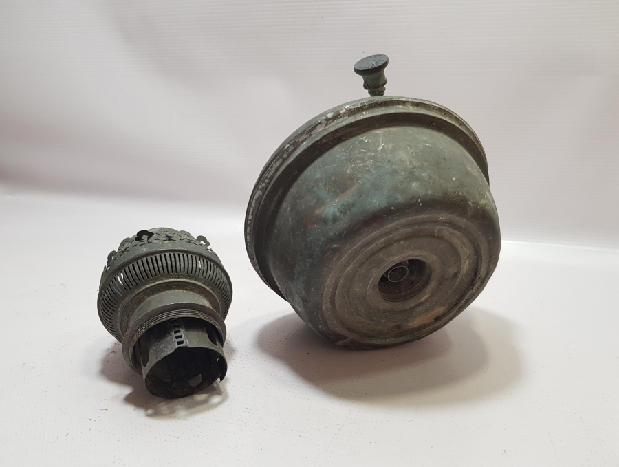 OSMANLI DÖNEMİ BAKIR HAZNELİ LAMBA