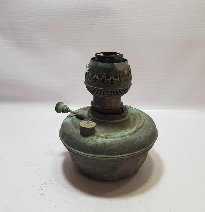 OSMANLI DÖNEMİ BAKIR HAZNELİ LAMBA