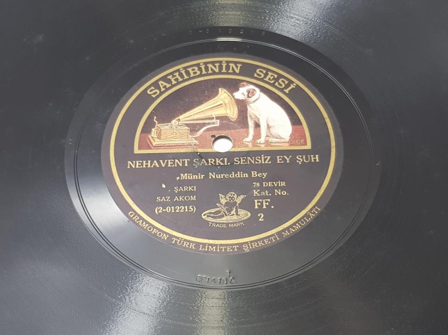 MÜNİR NUREDDİN BEY - BÜYÜK BOY TAŞ PLAK