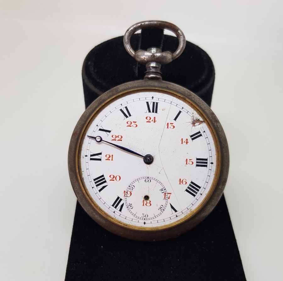 OSMANLI DÖNEMİ MENEVİŞ KASA SUBAY CEP SAATİ