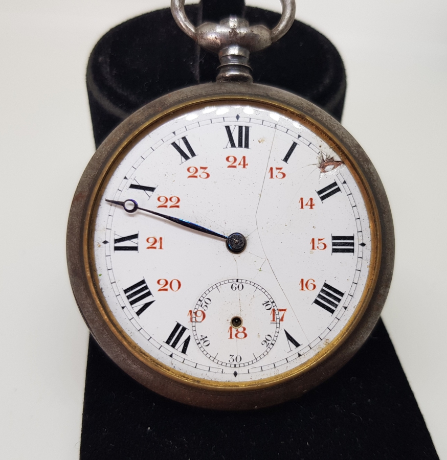 OSMANLI DÖNEMİ MENEVİŞ KASA SUBAY CEP SAATİ