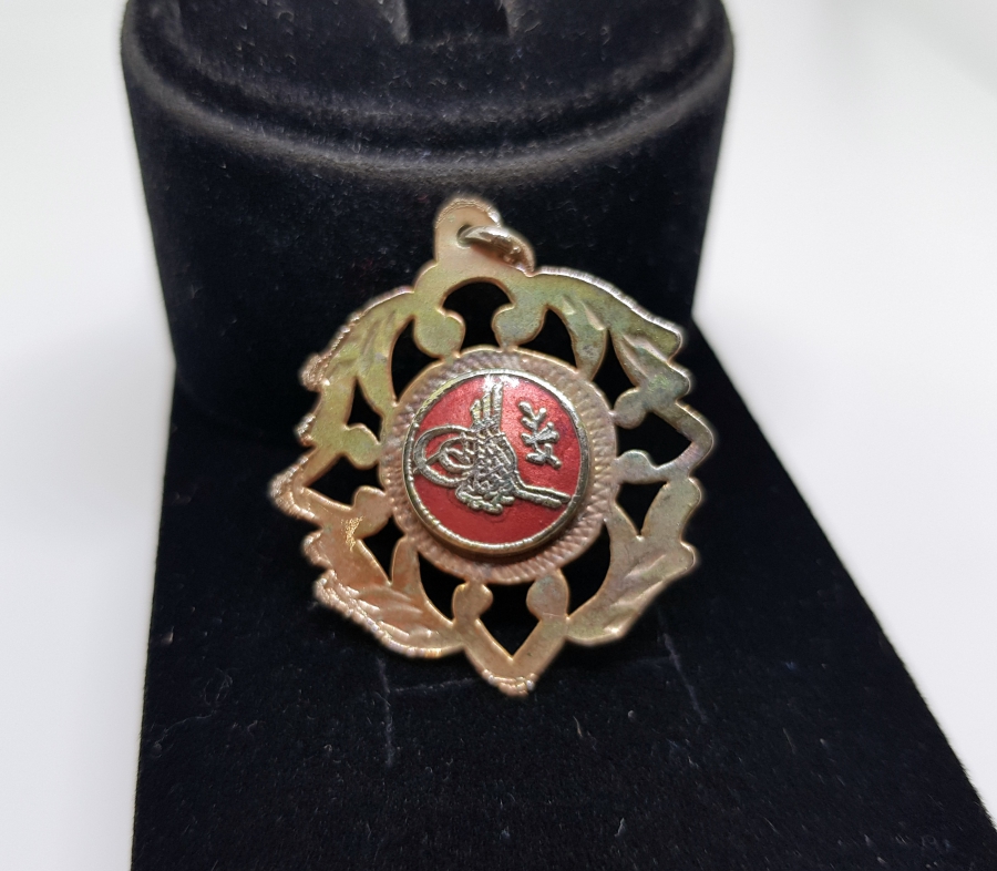 ÜZERİNDE MEHMET REŞAT HAN TUĞRASI BULUNAN OSMANLI DÖNEMİ KOLYE