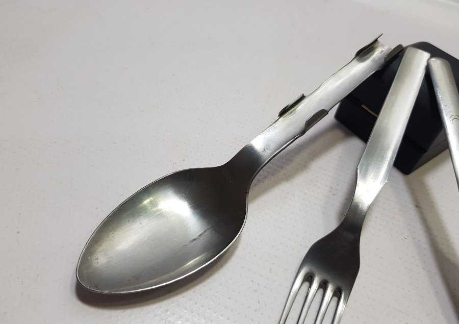 OSMANLI DÖNEMİ ÇOK NADİR HİLAL-İ AHMER ÇATAL BIÇAK KAŞIK SETİ