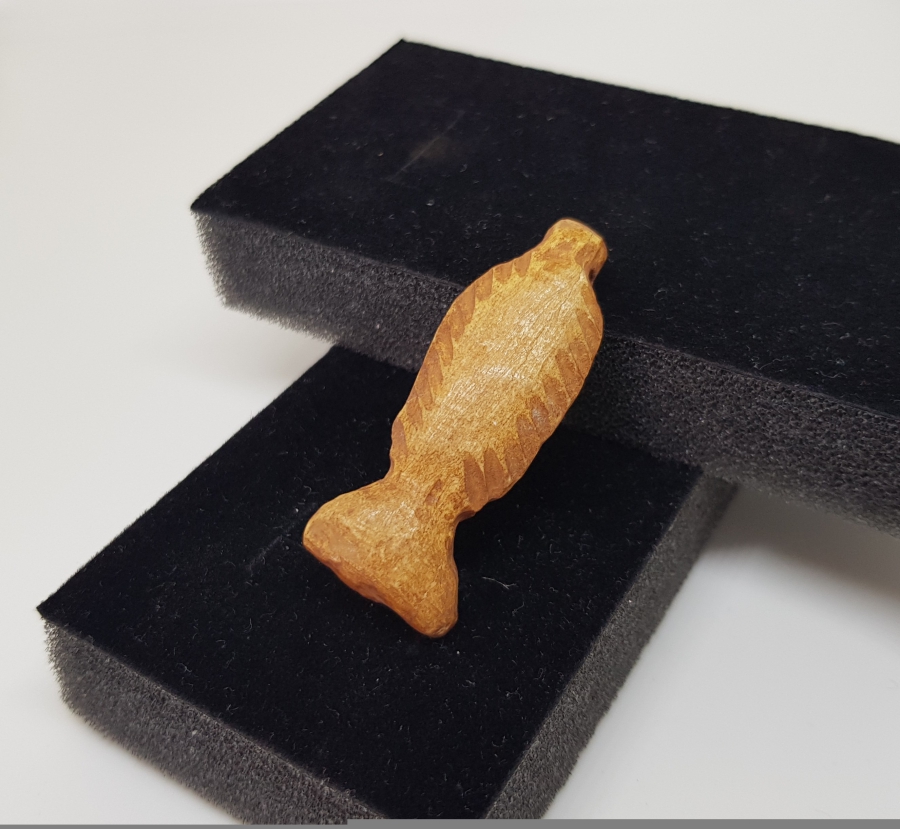 OSMANLI DÖNEMİ ÇOK NADİR ÇAKAL FORMLU ŞAMAN İŞİ TILSIMLI BEBEK KOLYESİ