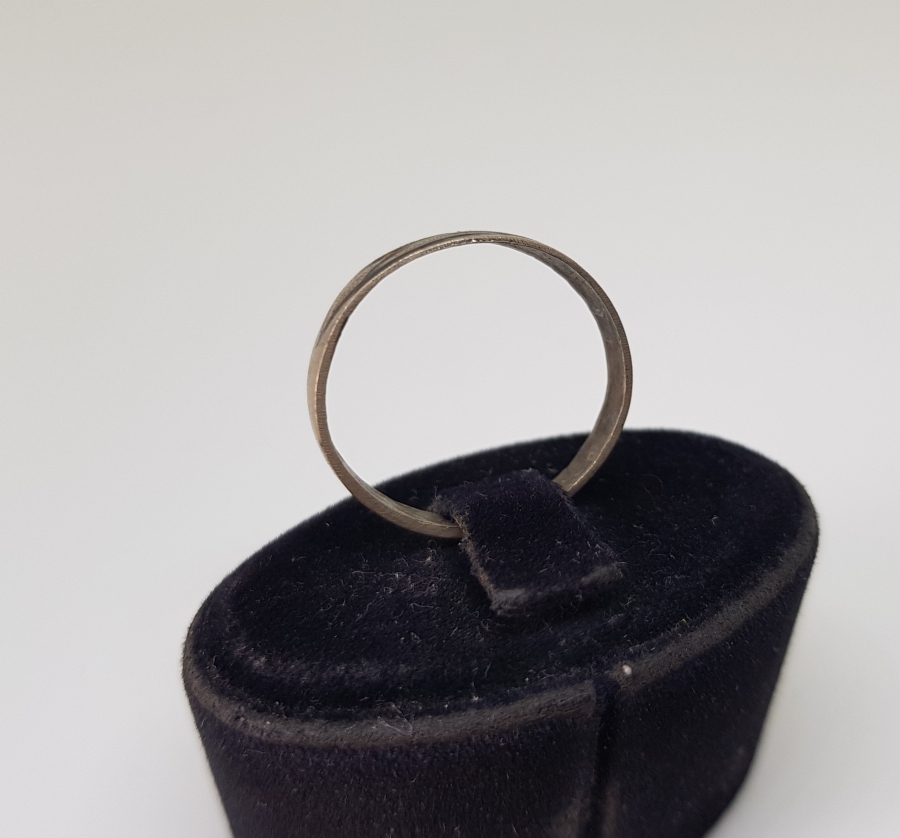 OSMANLI DÖNEMİ SAVAT İŞÇİLİKLİ VAN YAPIMI GÖZ - NAZAR YÜZÜĞÜ