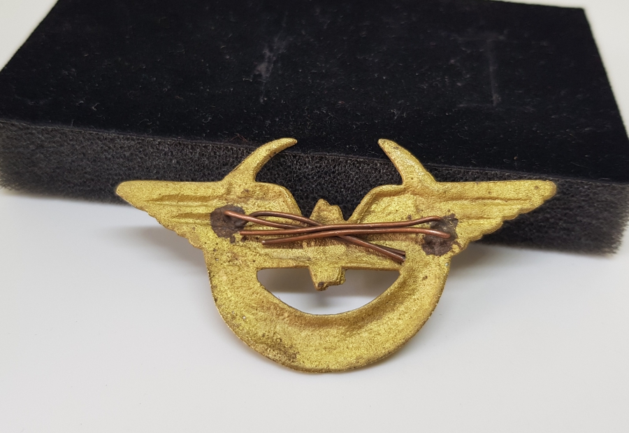 OSMANLI DÖNEMİ ÇOK NADİR UÇAN TEKERLEK KONDÜKTÖR YAKA BRÖVESİ