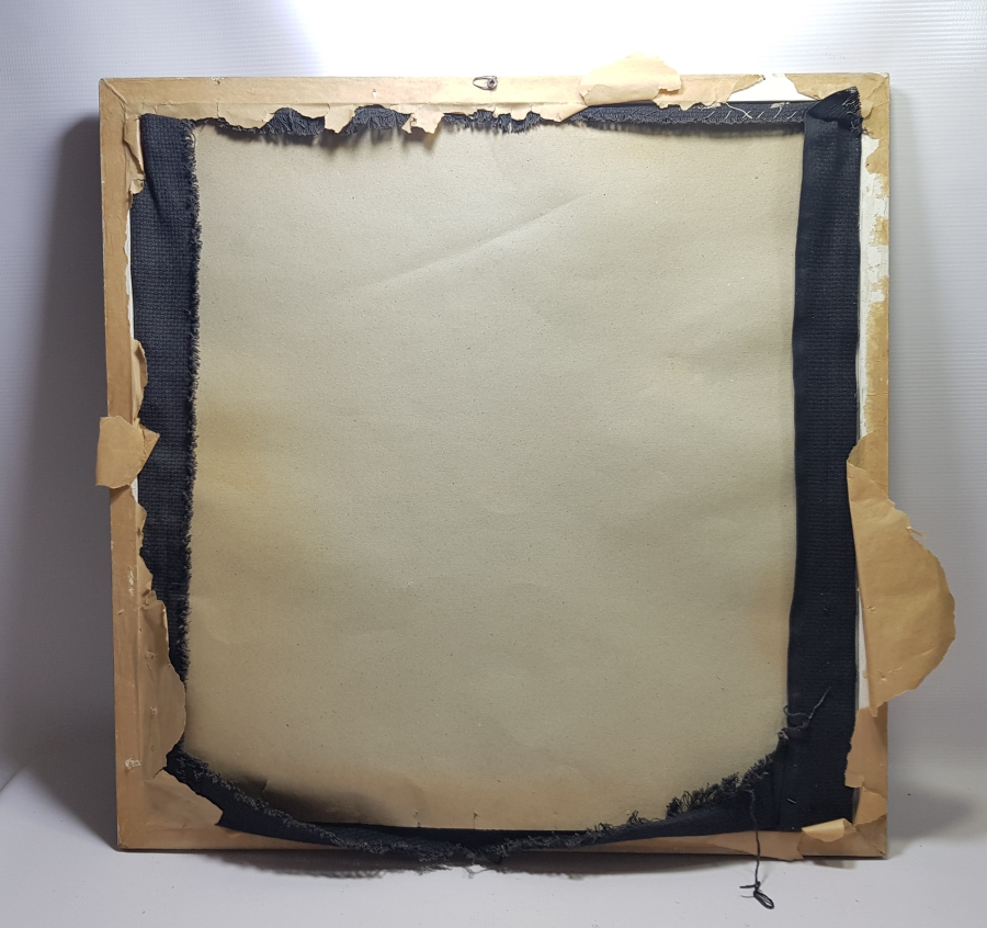 ÜZERİ YAZILI OSMANLI DÖNEMİ ÇOK NADİR KÖK BOYA KANAVİÇE PANO