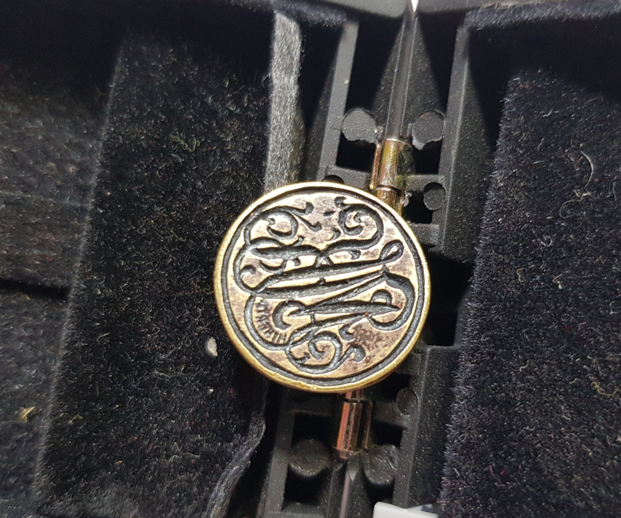 1900 BAŞLARI EL KAZIMA AVRUPA İNSİYALLİ MÜHÜR