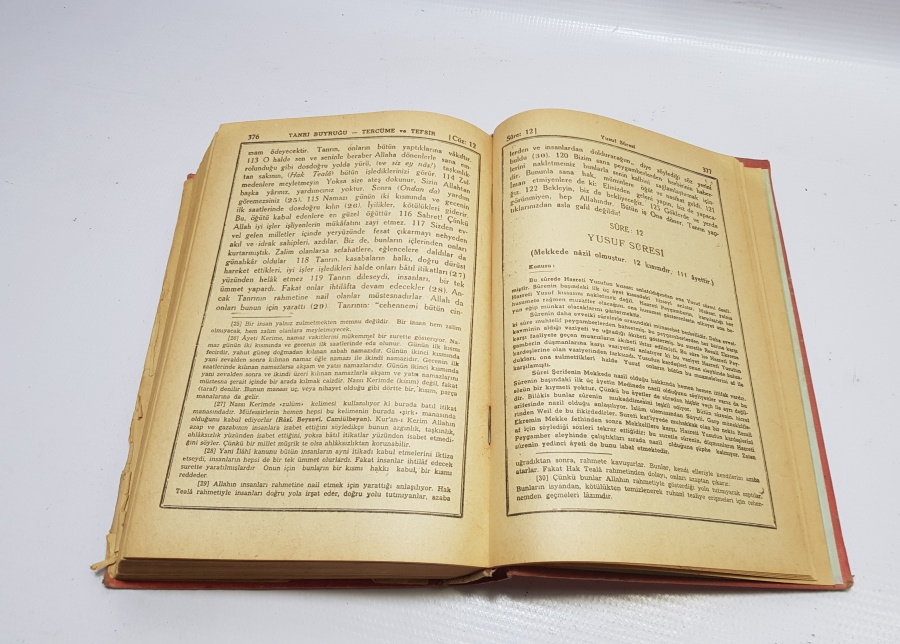 ARAPÇA'NIN YASAK OLDUĞU DÖNEMDE BASILMIŞ ''TANRI BUYRUĞU'' KUR'AN -I KERİM MEALİ