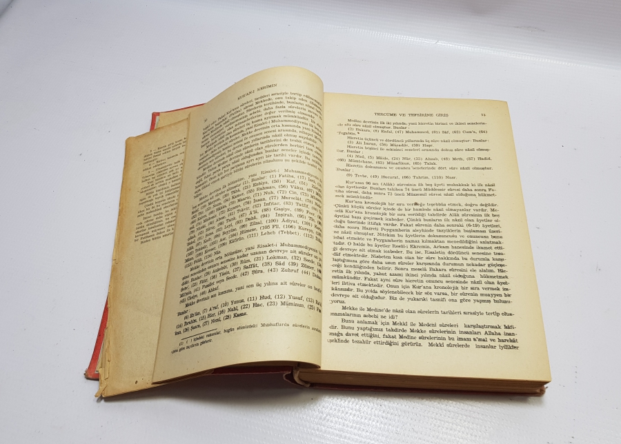 ARAPÇA'NIN YASAK OLDUĞU DÖNEMDE BASILMIŞ ''TANRI BUYRUĞU'' KUR'AN -I KERİM MEALİ