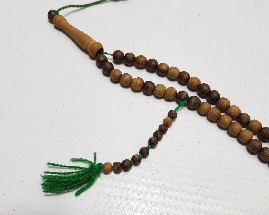 OSMANLI DÖNEMİ EL YAPIMI AHŞAP NAMAZ - ZİKİR TESPİHİ