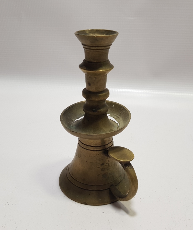 OSMANLI DÖNEMİ HAVAN ŞAMDAN FORMUNDA TUTMAÇLI HATTAT ŞAMDANI