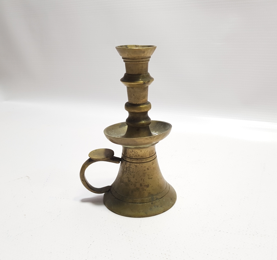 OSMANLI DÖNEMİ HAVAN ŞAMDAN FORMUNDA TUTMAÇLI HATTAT ŞAMDANI