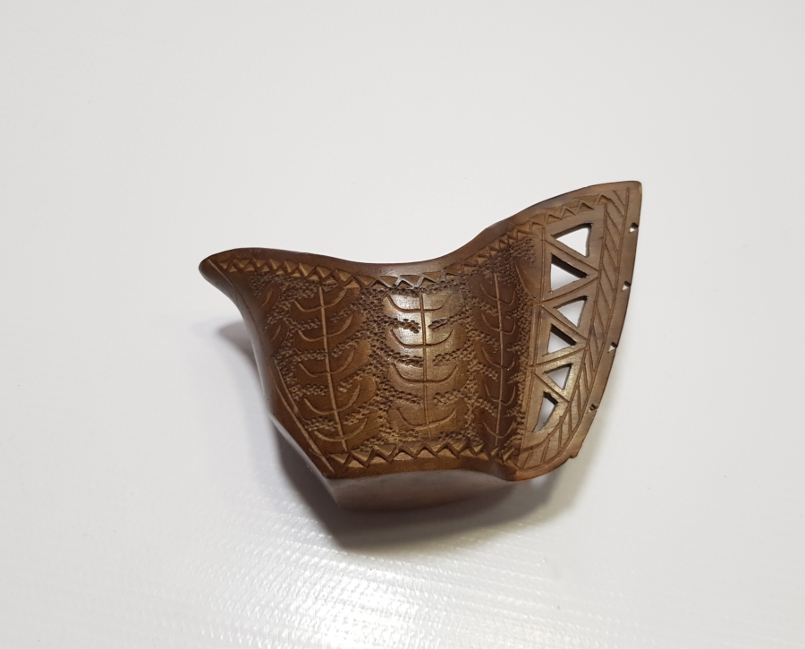 OSMANLI DÖNEMİ EL OYMA İŞÇİLİKLİ ÇOK NADİR AHŞAP KAHVE ÖLÇEĞİ