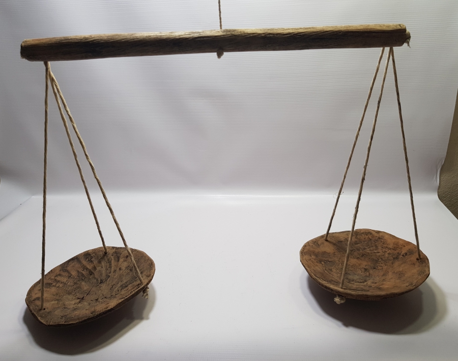 OSMANLI DÖNEMİ EL YAPIMI AHŞAP TERAZİ