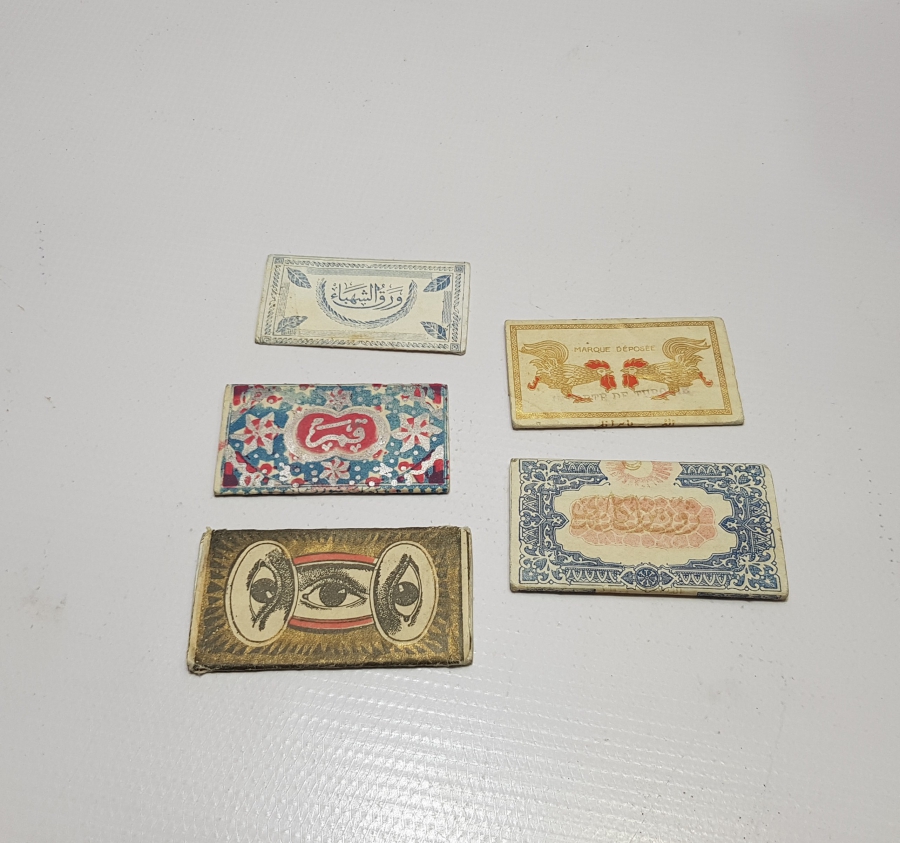 OSMANLI DÖNEMİ 5 ADET SİGARA KAĞIDI