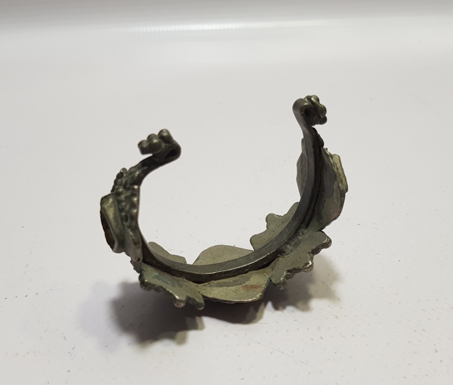 OSMANLI DÖNEMİ DOĞAL TAŞLI BRONZ BİLEKLİK