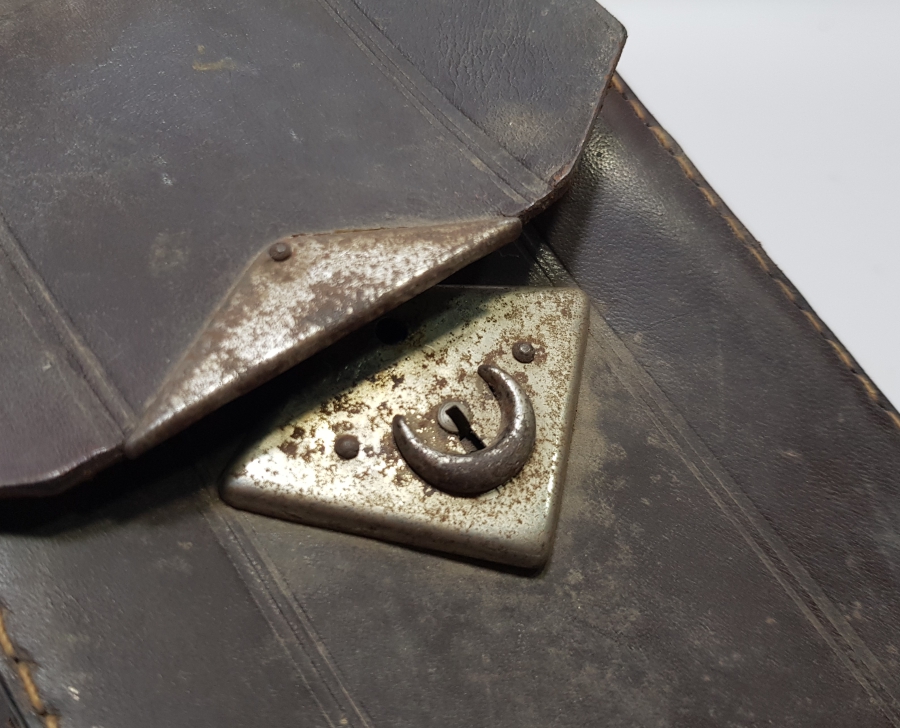 TUTMACI HİLAL FORMLU OSMANLI DÖNEMİ ÇOK NADİR OSMANLI ULAK ÇANTASI