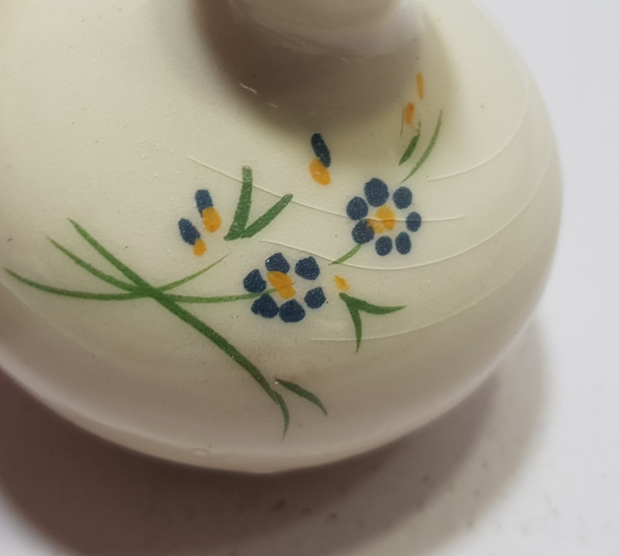 NADİR FORMDA OSMANLI DÖNEMİ EL BOYAMA PARFÜM ŞİŞESİ