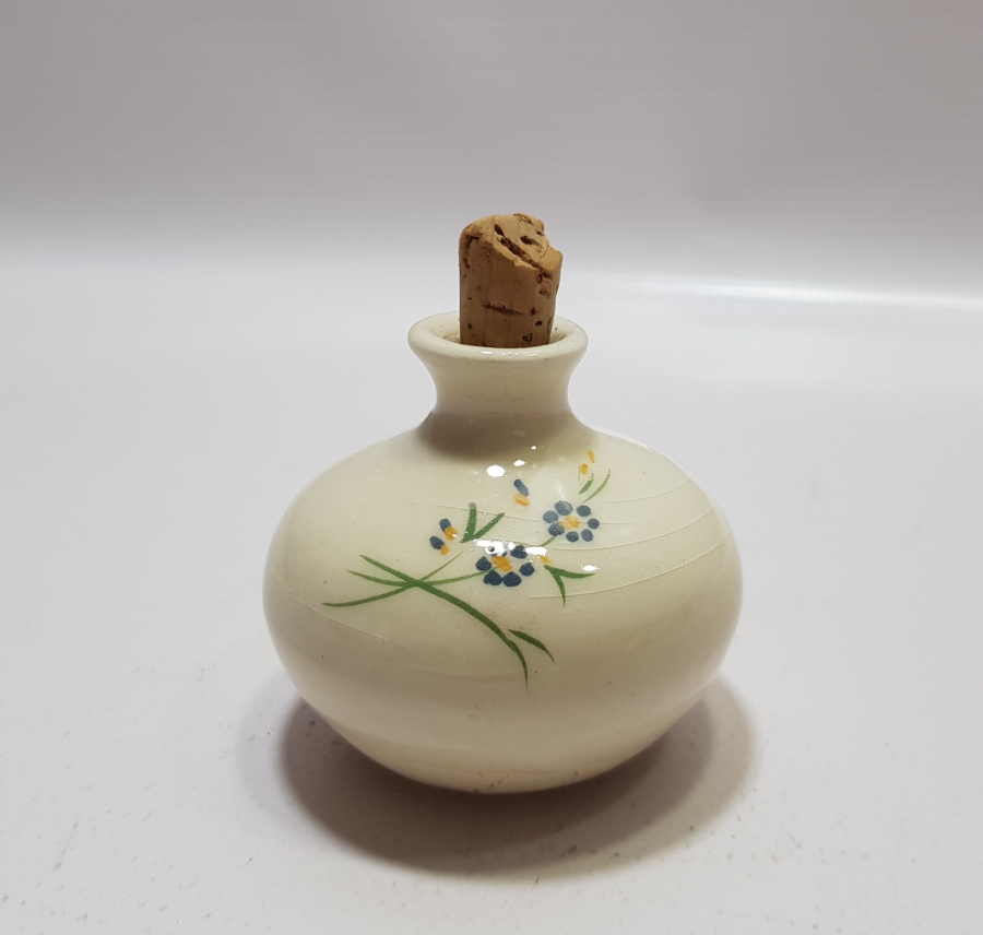 NADİR FORMDA OSMANLI DÖNEMİ EL BOYAMA PARFÜM ŞİŞESİ