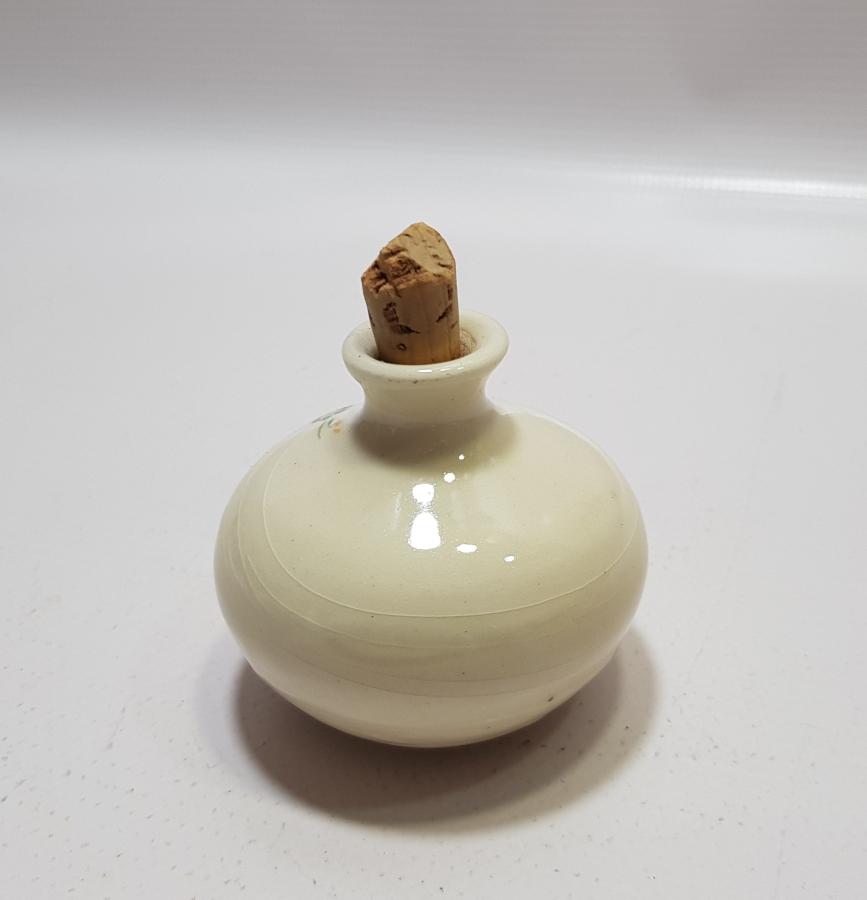 NADİR FORMDA OSMANLI DÖNEMİ EL BOYAMA PARFÜM ŞİŞESİ