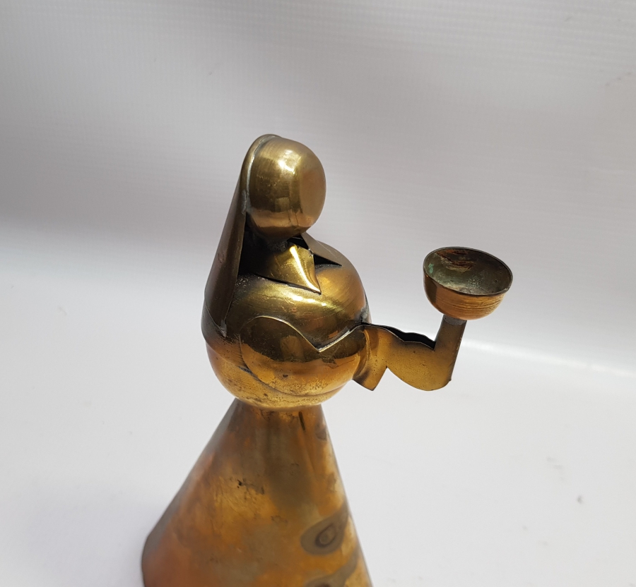 MERYEM ANA FORMUNDA YAPILMIŞ ANTİKA MUMLUK