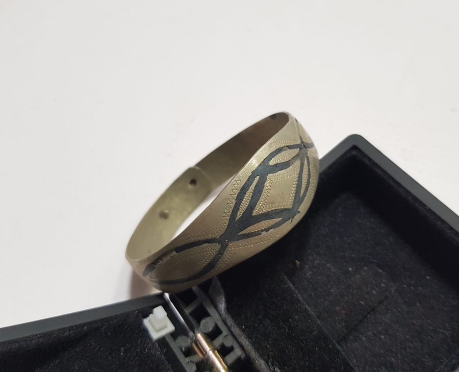 OSMANLI DÖNEMİ ÜZERİ SAVATLI NAZAR - GÖZ BİLEZİĞİ