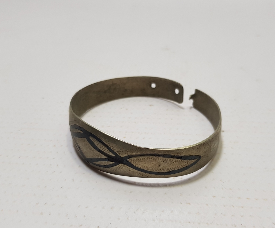 OSMANLI DÖNEMİ ÜZERİ SAVATLI NAZAR - GÖZ BİLEZİĞİ