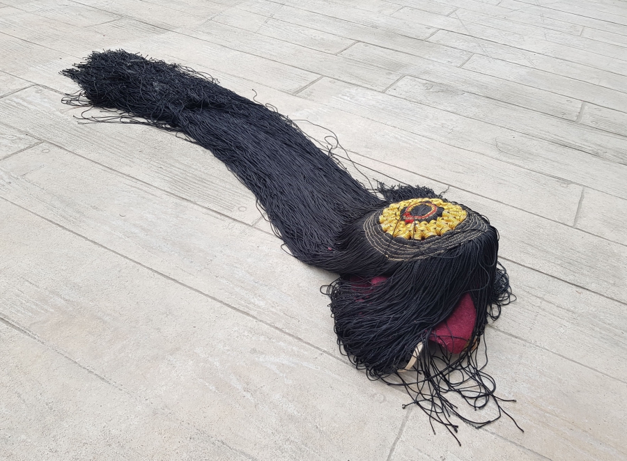 OSMANLI DÖNEMİ ÇOK NADİR İPEK İBRİŞİMLİ VAN YÖRESİ GELİN BAŞLIĞI