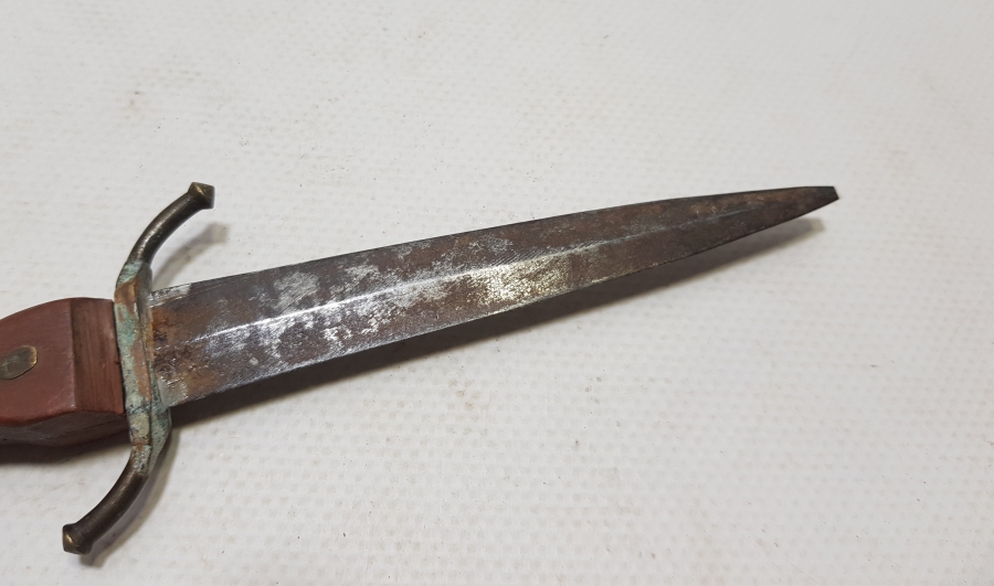 OSMANLI DÖNEMİ BALÇAKLI BURSA İŞİ NADİR KABADAYI BIÇAĞI - BİTİRİM SALLAMASI