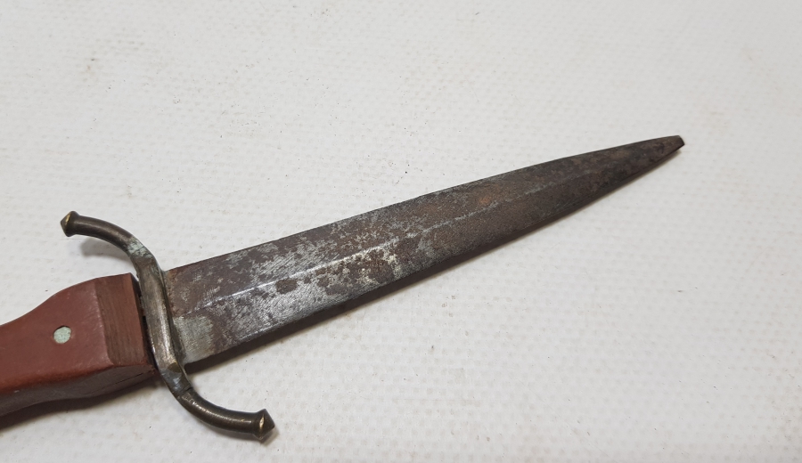 OSMANLI DÖNEMİ BALÇAKLI BURSA İŞİ NADİR KABADAYI BIÇAĞI - BİTİRİM SALLAMASI