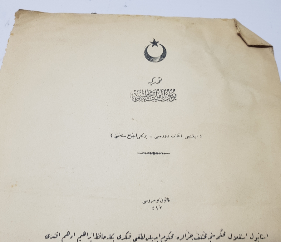 1928 YILI ÖNCESİ NADİR BÜYÜK MİLLET MECLİSİ TUTANAKLARI