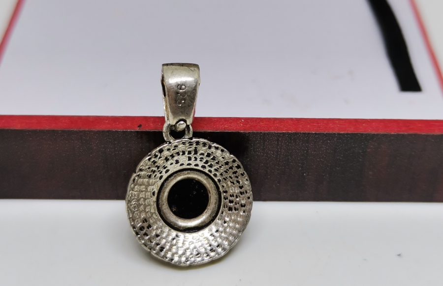 AKİK VE MARGAZİT TAŞLI GÜMÜŞ KOLYE UCU