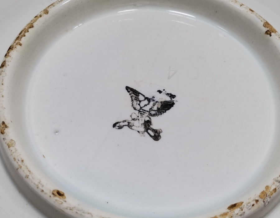 OSMANLI DÖNEMİ NADİR FORMDA EL BOYAMA BÜYÜK BOY PORSELEN KASE