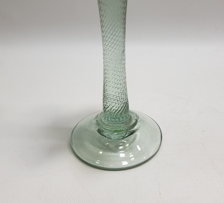 ÜFLEME CAMDAN MAMUL KOPARMA İŞÇİLİKLİ ANTİKA MUMLUK