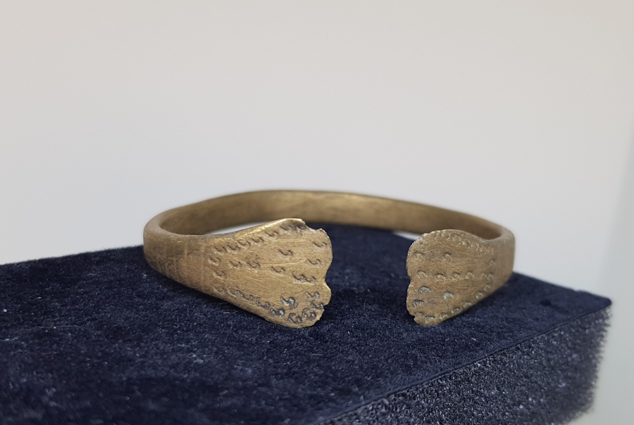 OSMANLI DÖNEMİ YILANBAŞI FORMLU RUM İŞİ NADİR PAZUBENT