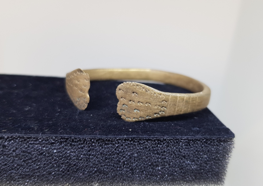 OSMANLI DÖNEMİ YILANBAŞI FORMLU RUM İŞİ NADİR PAZUBENT