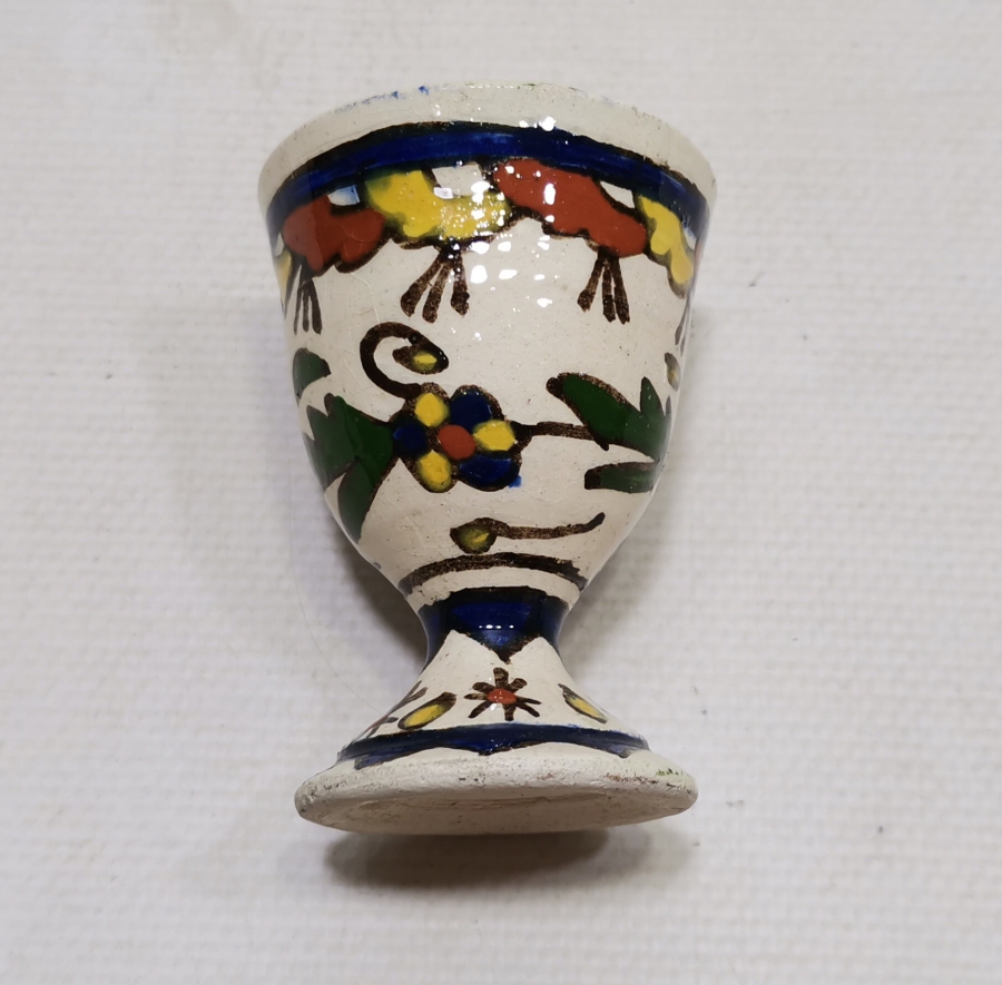 OSMANLI DÖNEMİ EL BOYAMA KÜTAHYA HOKKA