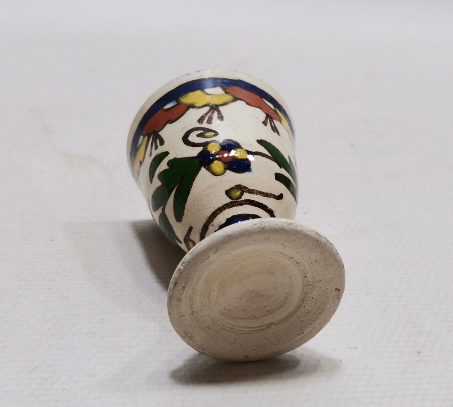 OSMANLI DÖNEMİ EL BOYAMA KÜTAHYA HOKKA