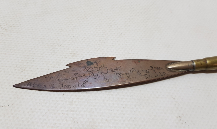 1. DÜNYA SAVAŞI DÖNEMİ ÇOK NADİR SİPER SANATI ZARF AÇACAĞI