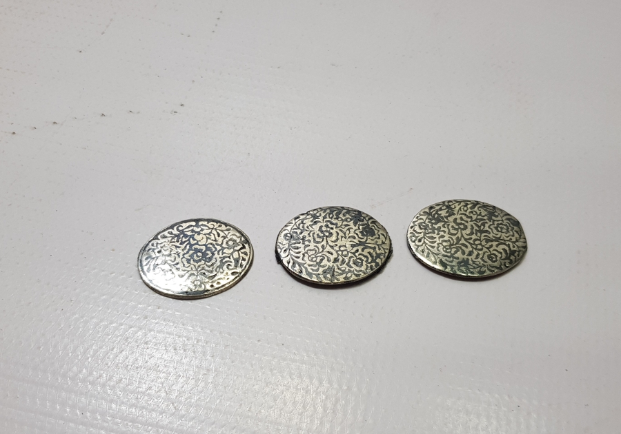 OSMANLI DÖNEMİ SAVAT İŞÇİLİKLİ KOLYE PARÇALARI LOTU