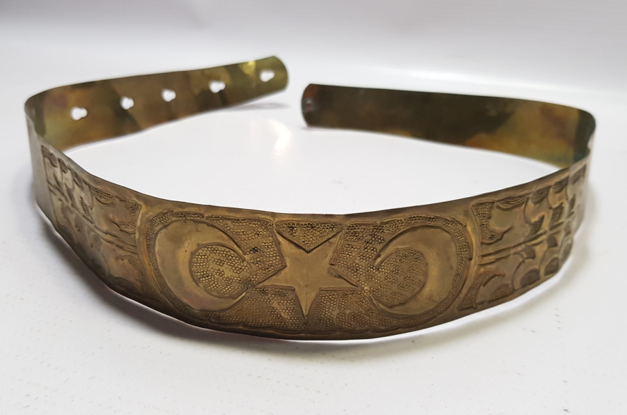 ÜZERİ AY YILDIZLI OSMANLI DÖNEMİ YÖRÜK İŞİ GELİN KEMERİ