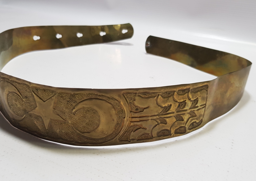 ÜZERİ AY YILDIZLI OSMANLI DÖNEMİ YÖRÜK İŞİ GELİN KEMERİ