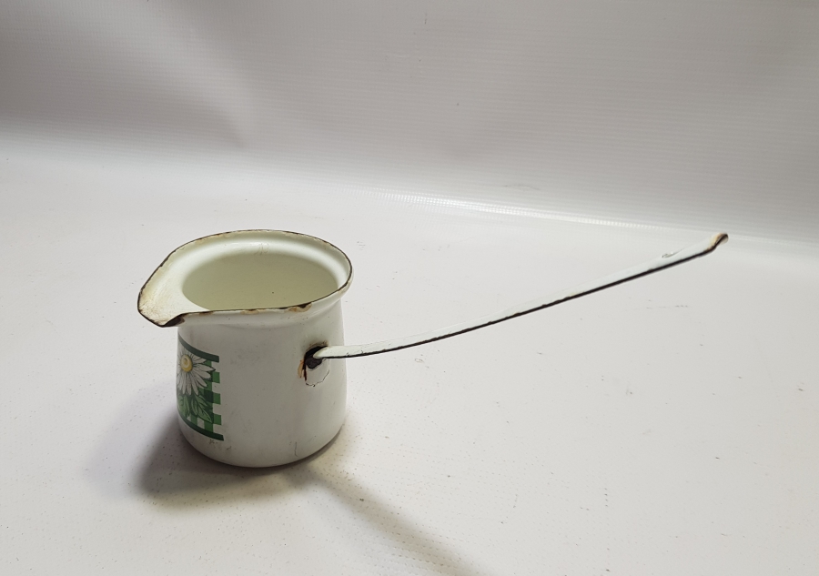 YERLİ YAPIM ANTİKA EMAYE CEZVE